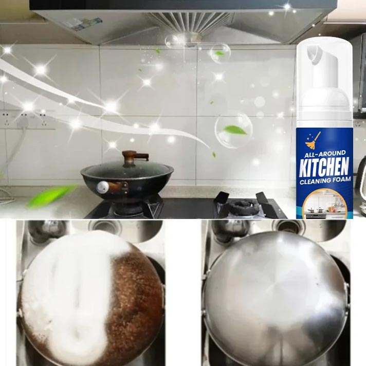 Nettoyant en Mousse pour la Cuisine【Achetez 3 Obtenez 4 Gratuit】