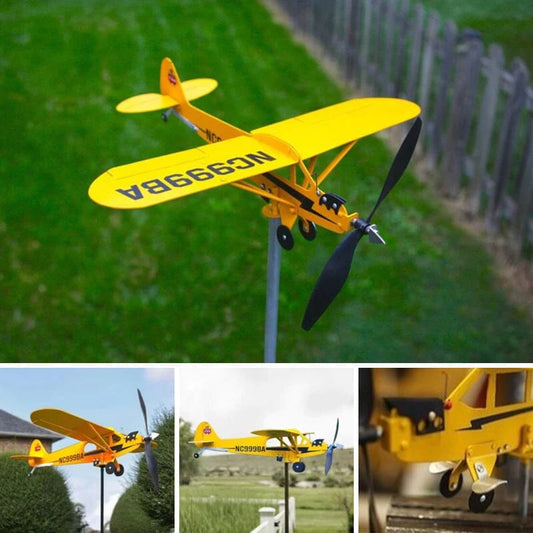 Piper J3 Cub Weathervane aircraft - Cadeaux pour les passionnés d'aviation