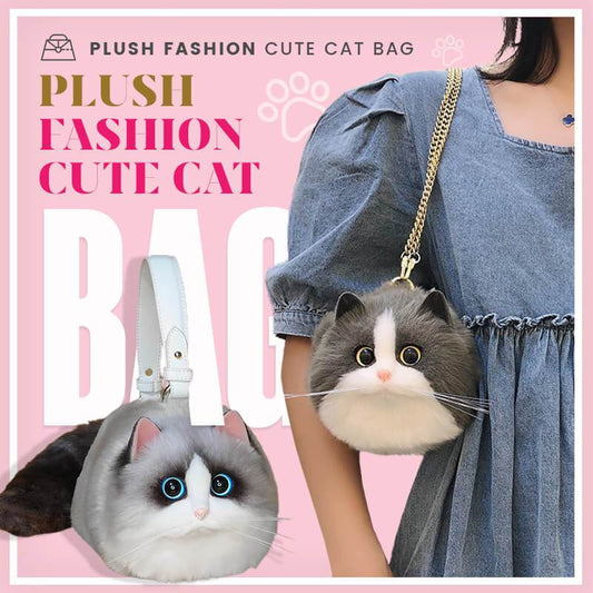 ✨Sac en peluche à la mode pour chat