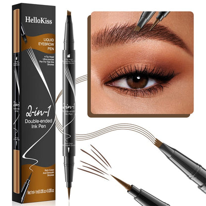 💦Stylo à sourcils 2-en-1, imperméable et durable