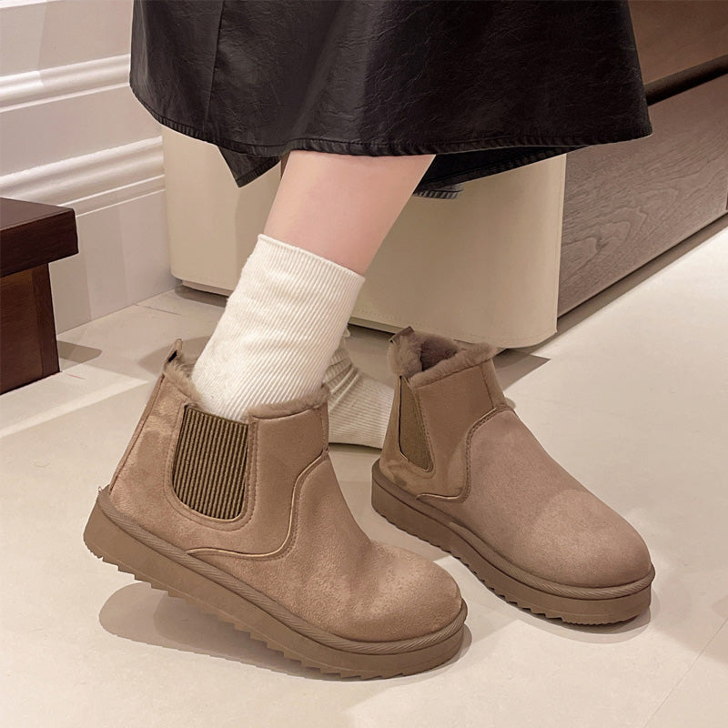 🔥Bottes de Cheville de Neige Chaudes à Semelle Épaisse pour Femmes